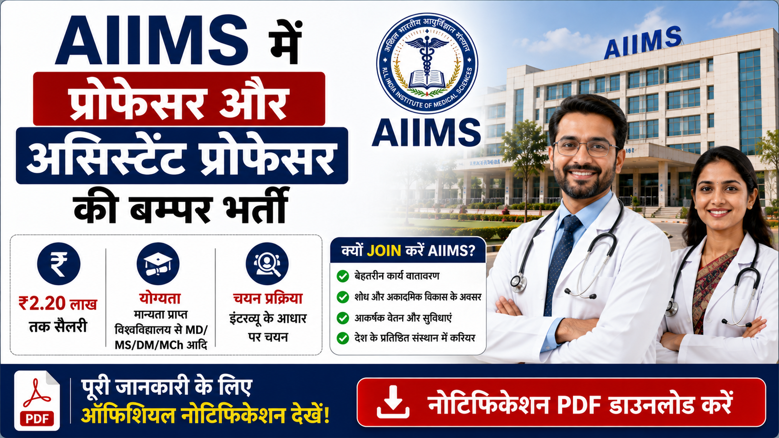 AIIMS Raipur Faculty Recruitment 2026