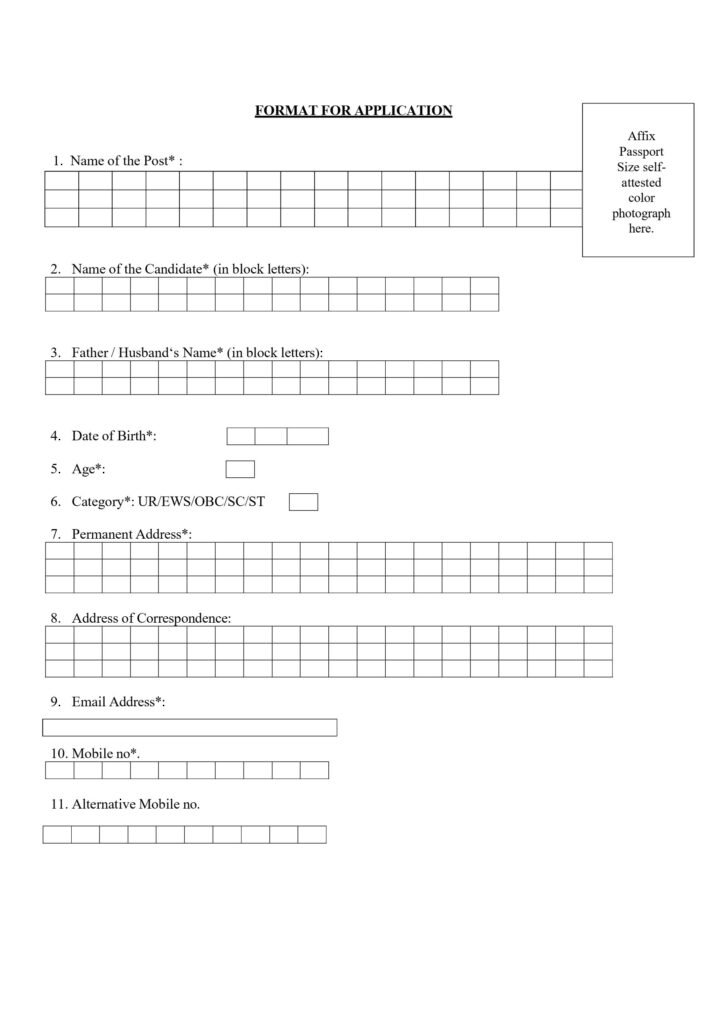 AIIMS Raipur Vacancy 2026 Application Form