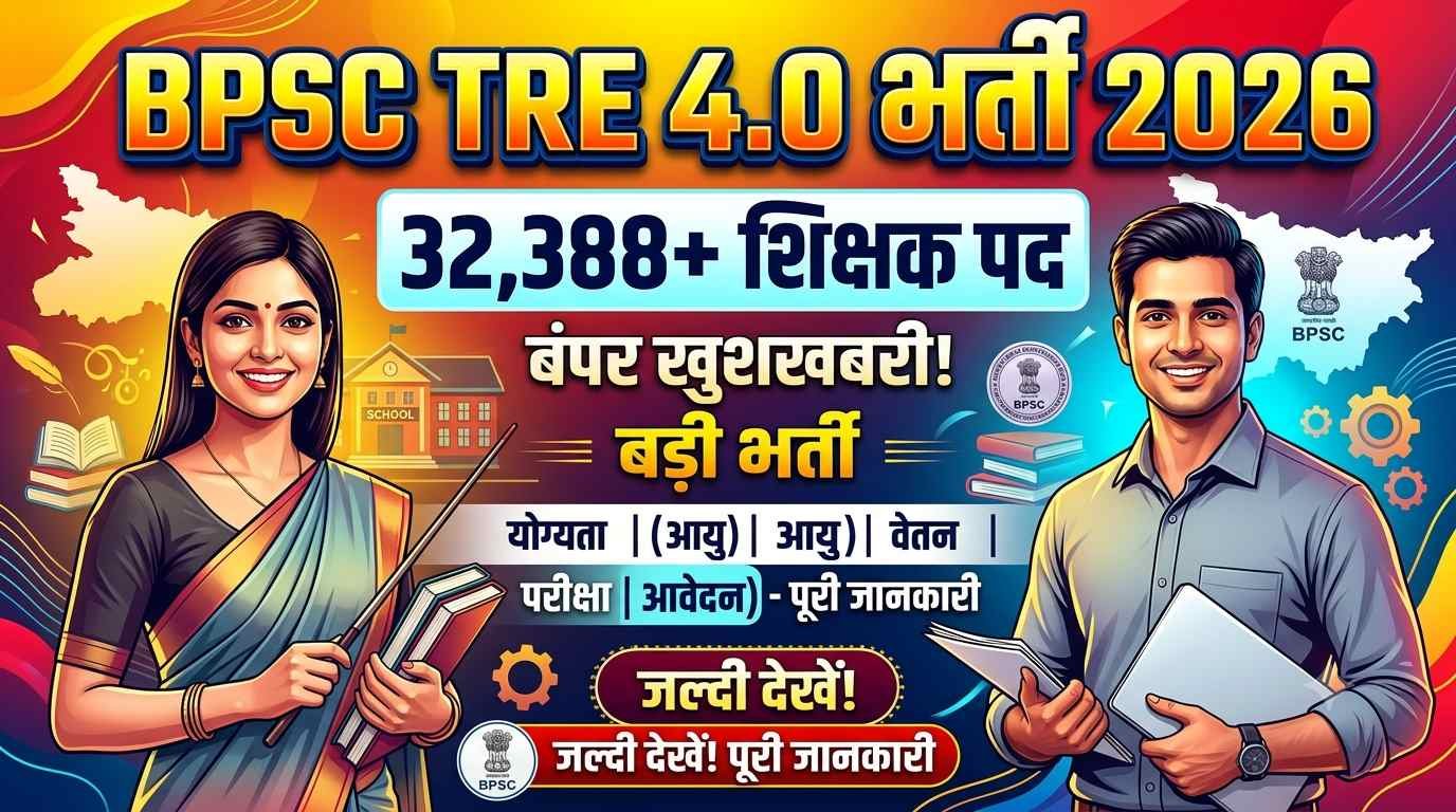 BPSC TRE 4.0 Recruitment 2026