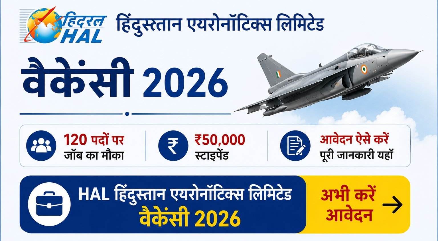 HAL Vacancy 2026