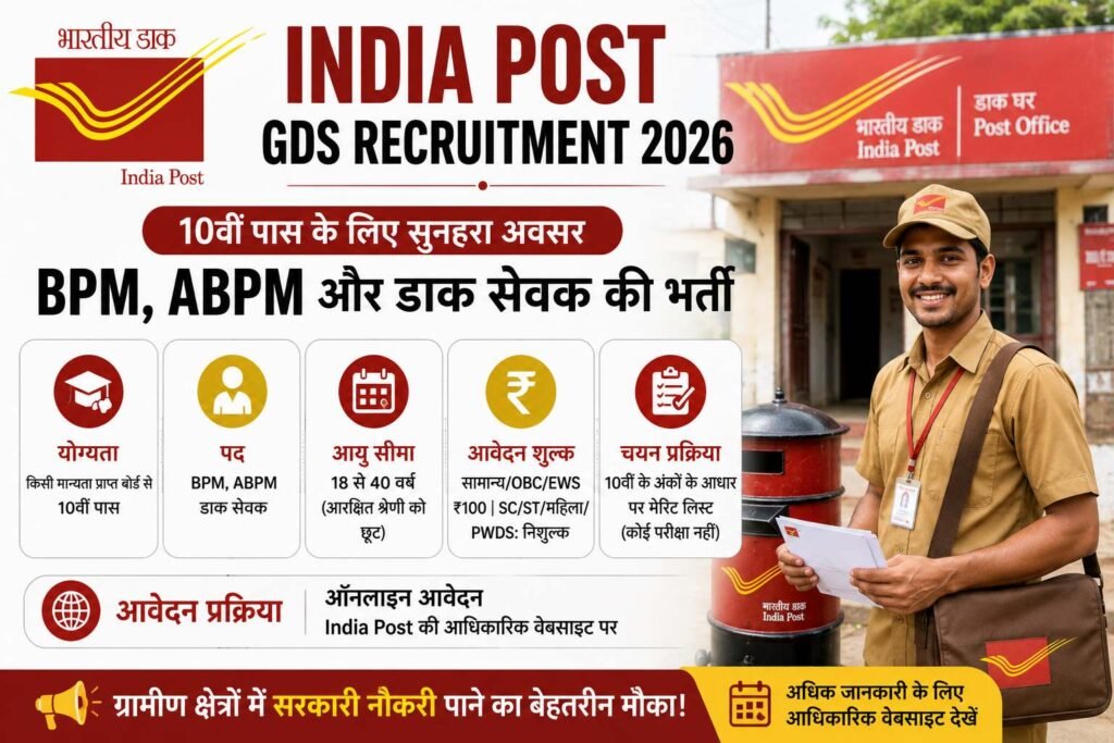 India Post GDS Recruitment 2026-2027